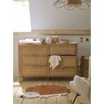 Commode double cannage ella avec 6 tiroirs, profondeur 42cm bois Commode double cannage ella avec 6 tiroirs, profondeur 42cm bois