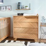 Commode  langer 4 tiroirs bois massif kyoto bois naturel