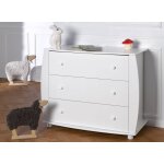 Commode À langer bébé médéa blanc Commode À langer bébé médéa blanc