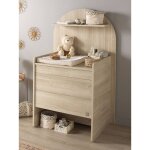 Commode � langer �volutive en bureau - forme arche - arche marron
