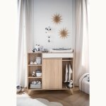 Commode � langer �volutive en bureau - nova blanc