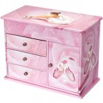 Commode � musique ballerine rose rose
