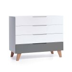Commode nordic designe pour enfants (4 tiroirs) antracite Commode nordic designe pour enfants (4 tiroirs) antracite