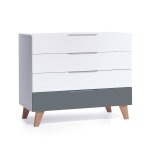 Commode nordic designe pour enfants (4 tiroirs) marengo