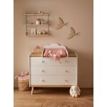 Commode avec poignes personnalisables ligne confetti blanc