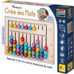 Compose - mots - jeu montessori - montessori - tableau en bois, lettres et chiffres magn�tiques multicolore ...
