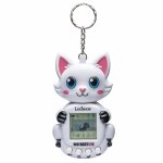 Console compagnon chats avec �cran lcd et porte - cl�s, animal virtuel, 1900 animations multicolore