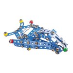 Constructor fighter - avion militaire bleu