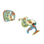 Contour puzzle - cicogne 24 pi�ces multicolor