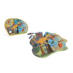 Contour puzzle - dragon 61 pièces multicolor Contour puzzle - dragon 61 pièces multicolor