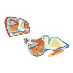 Contour puzzle - p�lican multicolor