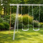 Corde � noeuds pour portique balan�oire 3 m - 3, 5 m pour enfants beige