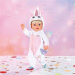 Costume c�lin licorne pour poup�e de 43cm rose