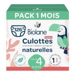 Couches culottes taille 4 (3 paquets - 126 couches) multicolore