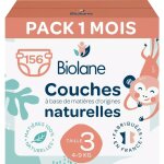 Couches taille 3 (3 paquets - 156 couches) multicolore