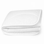 Couette b�b� toute saison coton bio made in france blanc