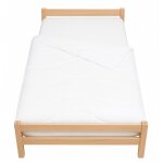 Couette b�b� toute saison coton bio made in france blanc