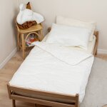 Couette b�b� toute saison en coton bio made in france blanc