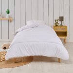 Couette enfant chaude anti - acariens sanitized blanc