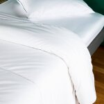 Couette enfant hawi enveloppe tencel coton bio - 4 saisons blanc