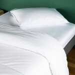 Couette enfant hawi enveloppe tencel lyocell coton bio - chaude blanc