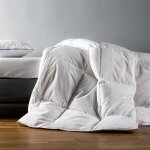 Couette enfant lana en duvet et plumes blanc