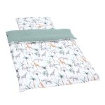 Couette et oreiller enfant - prêt À dormir safari safari, vert, gris, blanc Couette et oreiller enfant - prêt À dormir safari safari, vert, gris, blanc