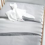 Couette et oreiller - pr�t � dormir jeanne gris clair