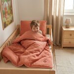 Couette et oreiller - pr�t � dormir jeanne terracotta