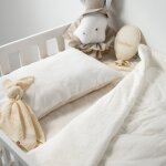 Couette et oreiller - pr�t � dormir en lin vert de gris