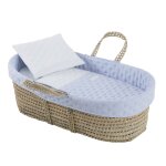 Couffin matelasse blue