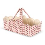 Couffin pour poupe rose, rouge