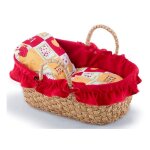 Couffin pour poupons 33 cm rouge Couffin pour poupons 33 cm rouge