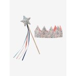 Couronne + baguette rose