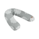 Coussin d'allaitement confortable et multifonctions big flopsy fleur gris