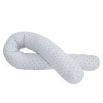 Coussin d'allaitement en coton bio lil planet bleu clair / bleu ciel