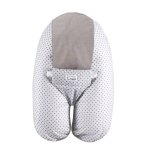 Coussin d'allaitement et de grossesse 3en1 multirelax Éponge gris Coussin d'allaitement et de grossesse 3en1 multirelax Éponge gris