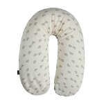 Coussin d'allaitement et de grossesse c?urs / gris
