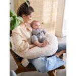 Coussin d'allaitement + housse de protection bio collection babylone