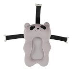 Coussin de bain ludique panda gris clair