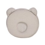 Coussin cale tte bb p'tit panda gris
