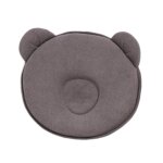 Coussin cale tte bb p'tit panda gris fonc