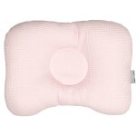 Coussin cale - t�te ergonomique en coton nid d'abeille rose