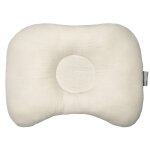 Coussin cale - tête ergonomique en gaze de coton jeanne beige Coussin cale - tête ergonomique en gaze de coton jeanne beige