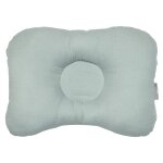 Coussin cale - tête ergonomique en gaze de coton jeanne vert de gris Coussin cale - tête ergonomique en gaze de coton jeanne vert de gris