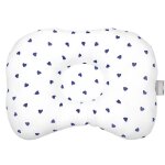 Coussin cale - t�te ergonomique en gaze de coton lovio bleu