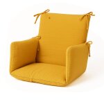 Coussin de chaise haute en coton bio honey