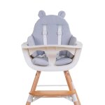 Coussin chaise haute d�perlant gris