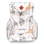 Coussin de chaise haute rversible safari safari, vert, gris, blanc