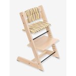 Coussin chaise tripp trapp jaune imprim�